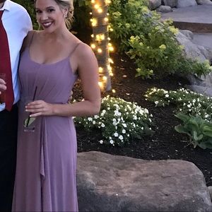 Amsale Dusty Purple Bridesmaid/formal Dress